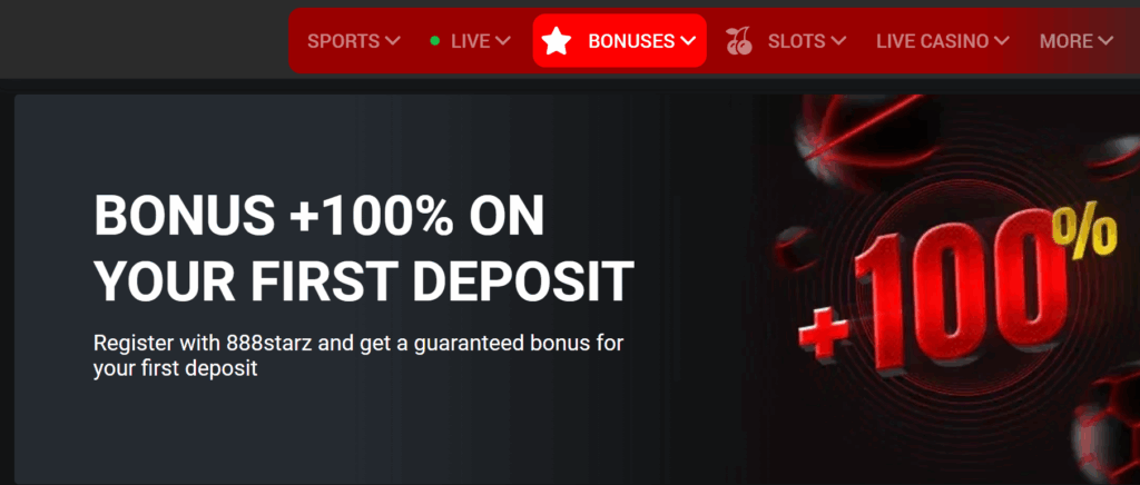 888Starz welcome bonus
