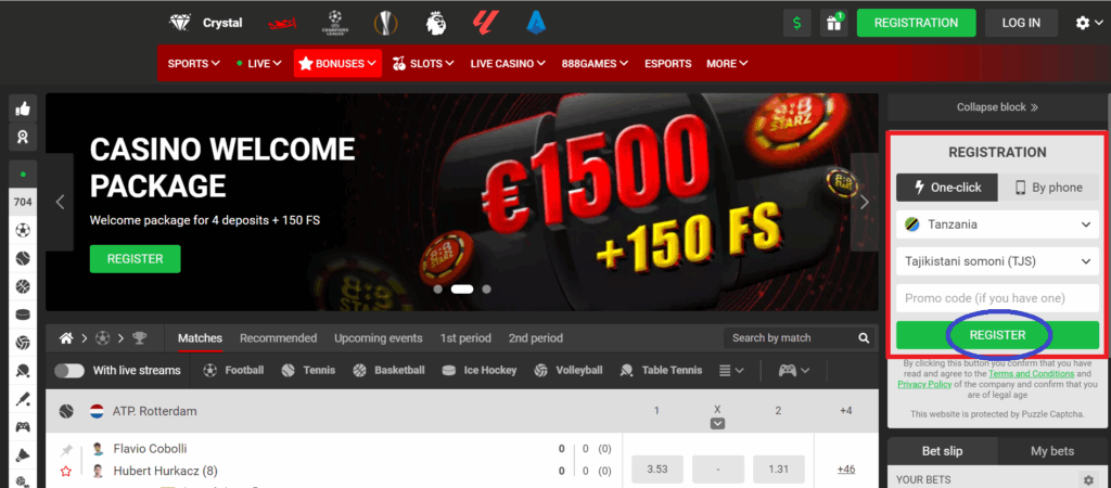 Functionality of 888Starz: convenience for players 
